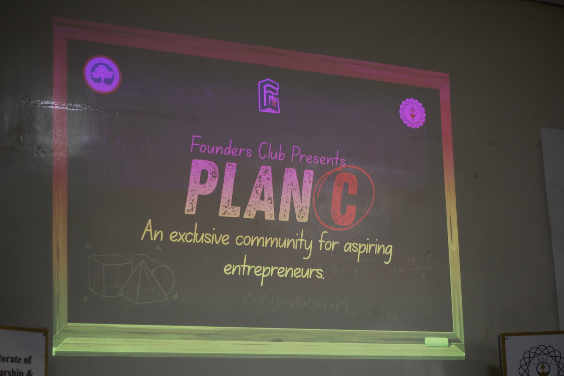 Plan-C: Turning Ideas into Impact — A Founders Club Initiative